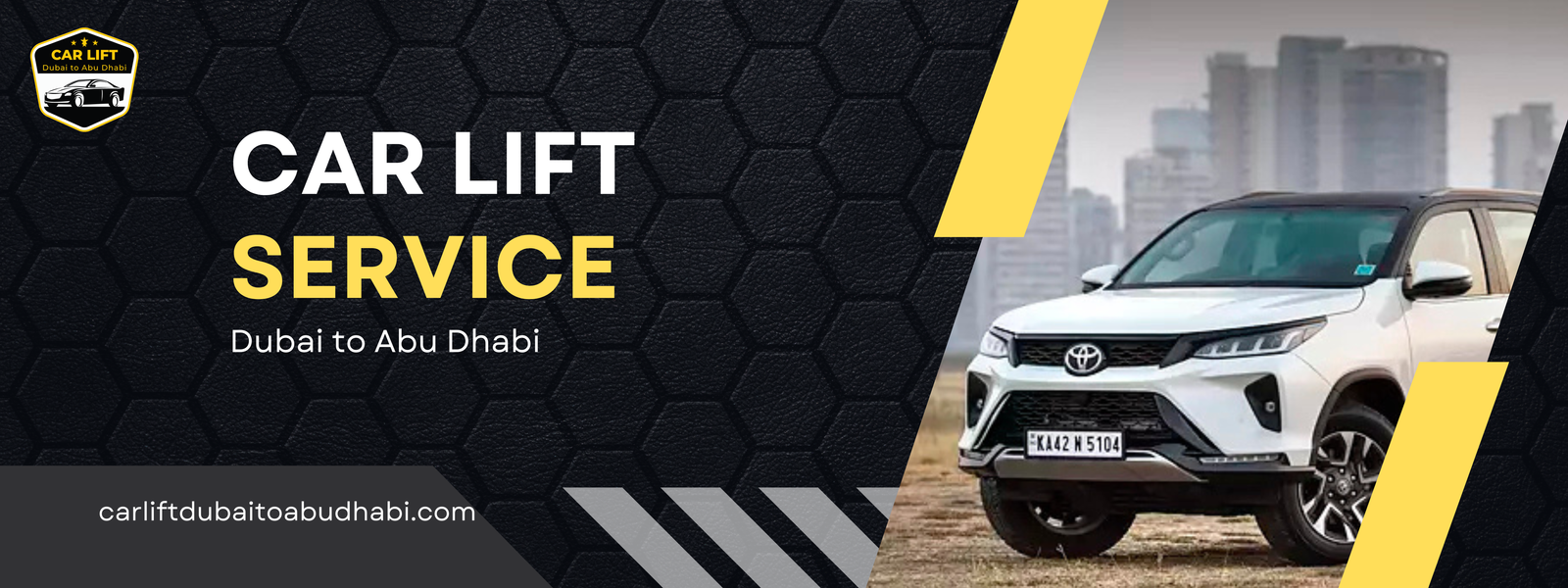 Car lift services Dubai to Abu Dhabi
