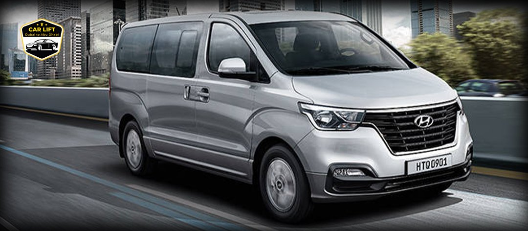 a car moving on the road in abu dhabi Car Lift in Dubai