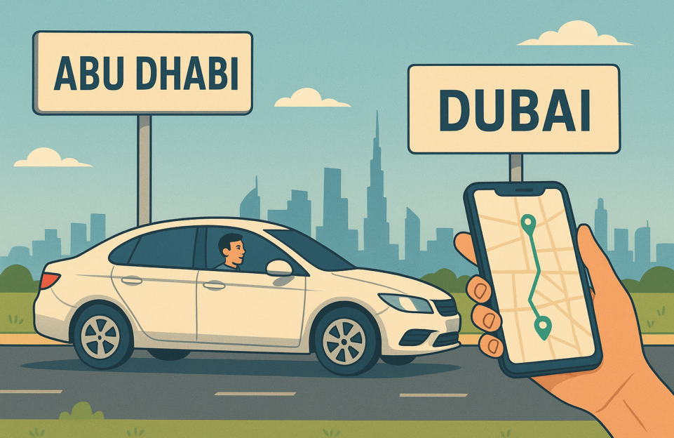 Abu Dhabi to Dubai transport service