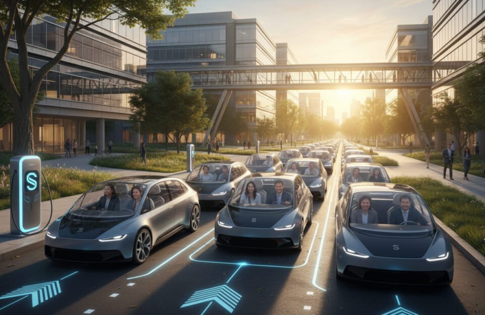 Corporate Mobility: The Economics of Scoop Carpool Systems