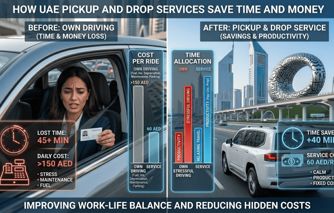How UAE Pickup and Drop Services Save Time and Money
