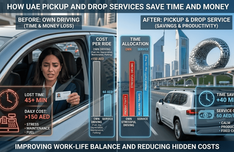 How UAE Pickup and Drop Services Save Time and Money